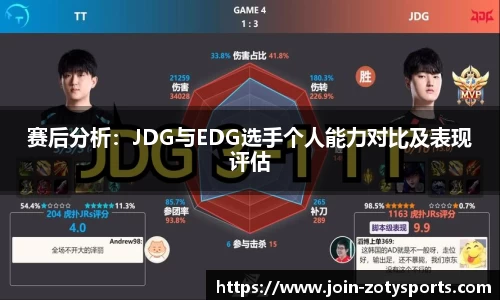 赛后分析：JDG与EDG选手个人能力对比及表现评估